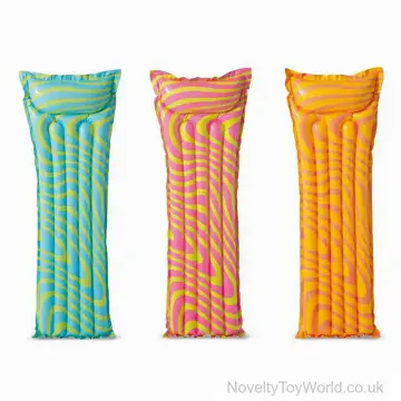 Razzle Dazzle Pattern Inflatable Intex Lilo Mat (183cm)