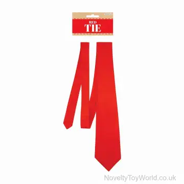 Red Fancy Dress Party Tie