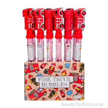 Red Fire Engine Bubble Tube (38cm)