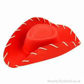 Red Novelty Cowboy Party Hat - Child