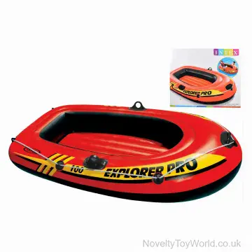 Red Rubber Dinghy - Intex Explorer Pro (1.6M)