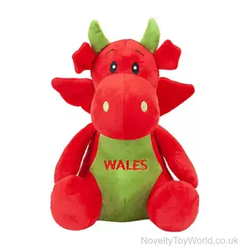 Red Welsh Dragon Teddy Soft Toy (27cm)