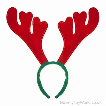 Reindeer Antlers Fancy Dress Fabric Headband