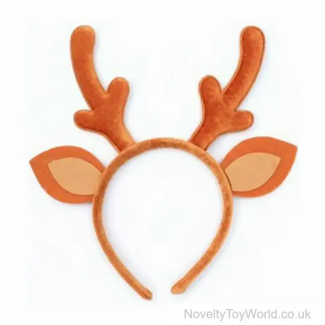 Reindeer Baby Deer Antlers & Ears Headband | Christmas Fancy Dress