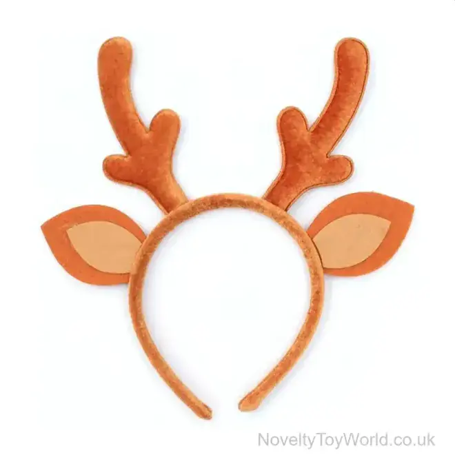 Reindeer Baby Deer Antlers & Ears Headband | Christmas Fancy Dress