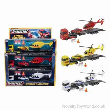 Rescue Helicopter Transporter Toy in Display Box - Toy Supplies