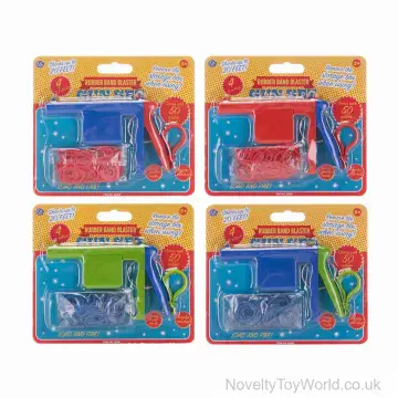 Retro Elastic Band Gun & 50 Rubber Bands