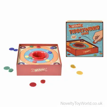 Retro Tiddly Winks Game - Up To 4 Players