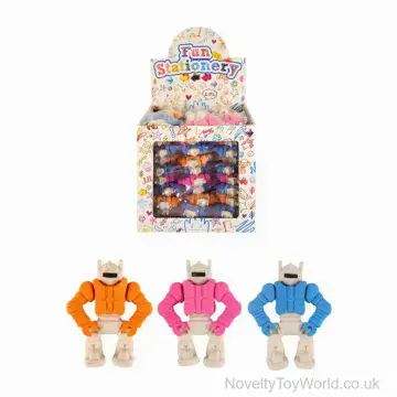 Robot Pencil Eraser (5.5 x 4.5cm)