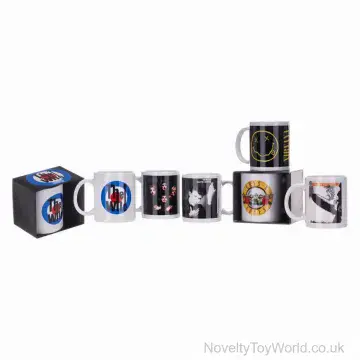 Rock Legends Licensed Gift Mugs - 6 Assorted (325ml)