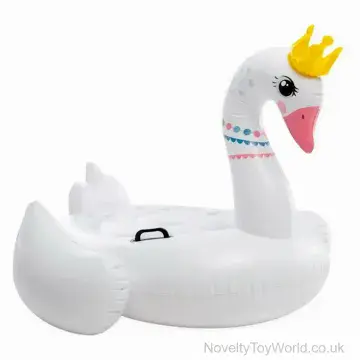 Royal Swan Ride-On Inflatable Pool Toy - Intex (142cm)