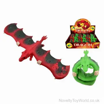 Rubber Dragon Snap Bracelet For Kids