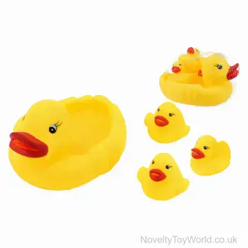 Rubber Duck Family Bath Set (16cm)