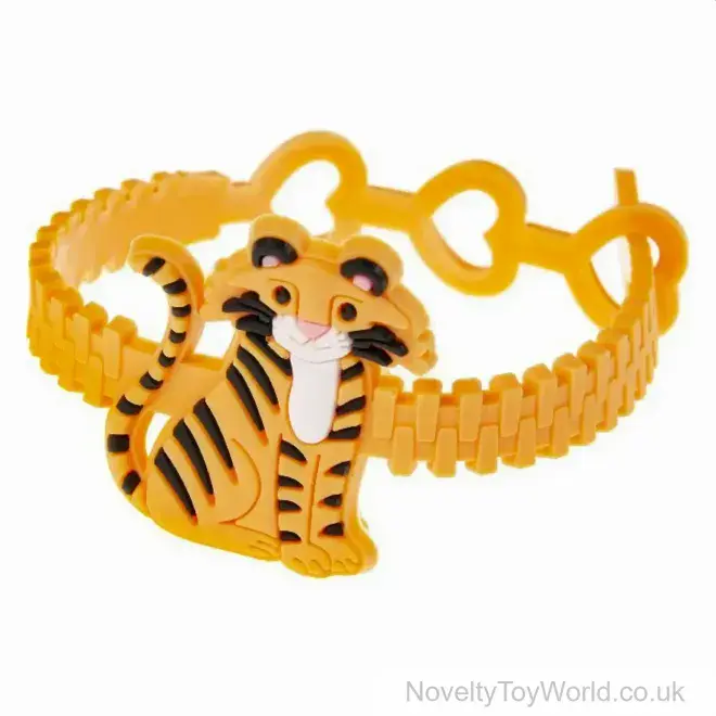 Rubber Jungle Animal Bracelet For Kids (19cm) Wild Animal Party Bag