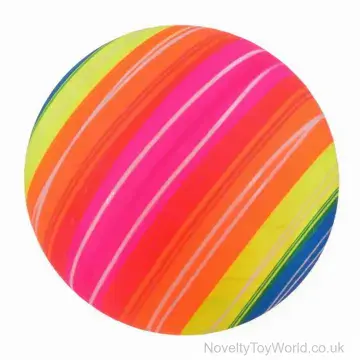 Rubber Spiral Ring Play Ball (22cm)