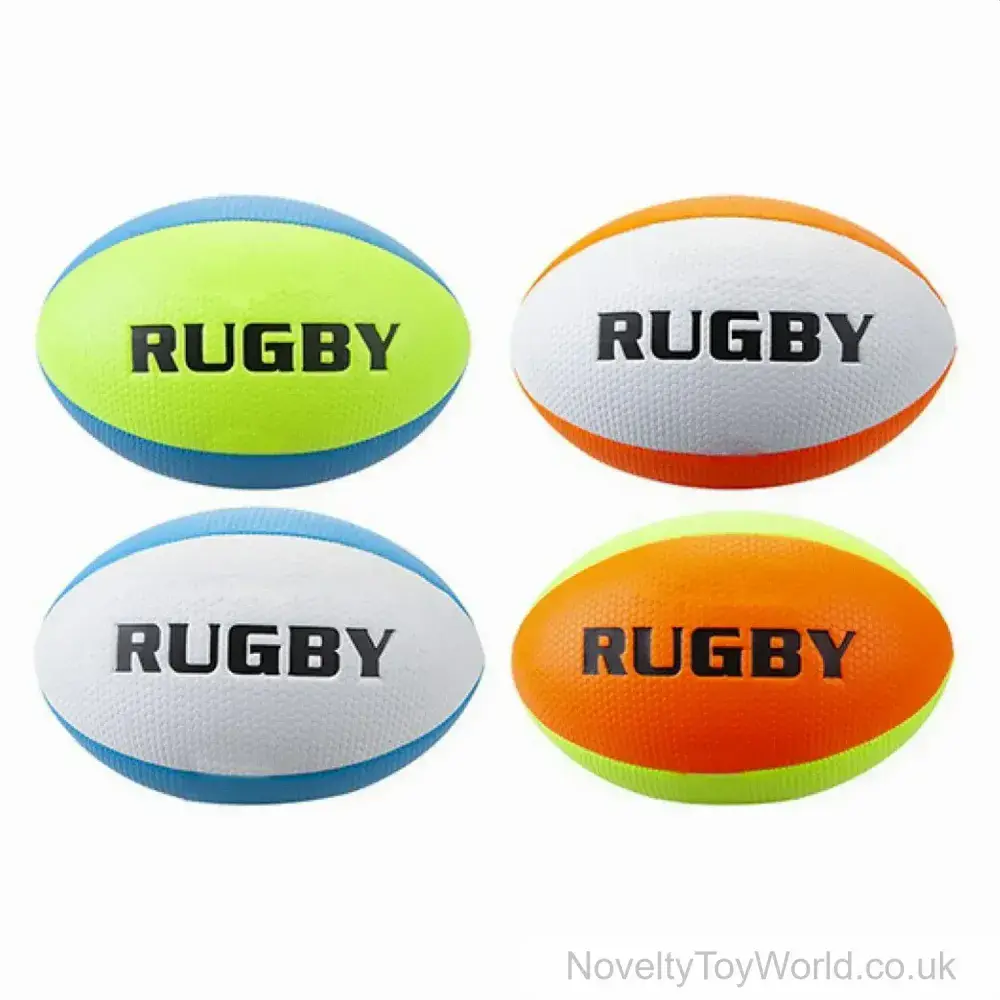Rugby Ball Size 5 - 4 Assorted Designs | Wholesale Sports Balls UK