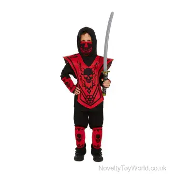 Samurai Ninja Children's Costume (Medium 7-9 Years)