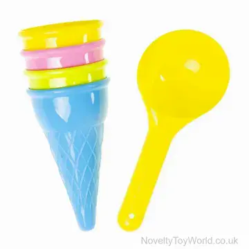 Sand Ice Cream Scoop Beach Play Set (11cm)