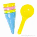 Sand Ice Cream Scoop Beach Play Set (11cm) | Bulk Buy Summer Beach Toys UK