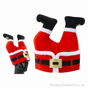 Santa Legs Fancy Dress Hat - Adult Size