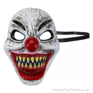 Scary Clown Mask For Adults (20cm)