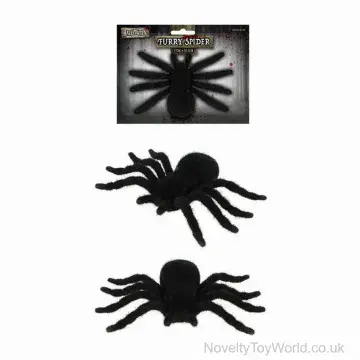 Scary Furry Spider Decoration Halloween (17cm x 10cm)