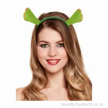 Scary Green Ogre Headband - Universal Size