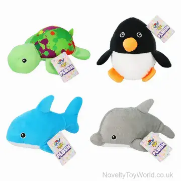 Sea Life Animal Soft Plush Toy - 4 Assorted (15cm)