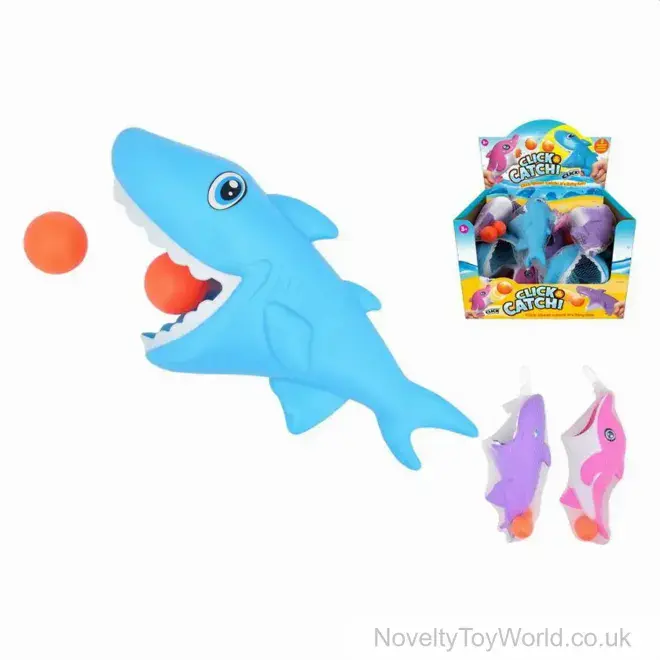 Sea Life Click & Catch Toy - 3 Assorted (24cm) | Novelty Gifts