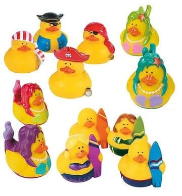 Sea Themed Rubber Duck Characters Assortment (5cm)