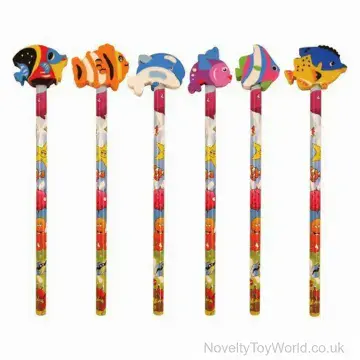 Sealife Pencil with Rubber Eraser Top