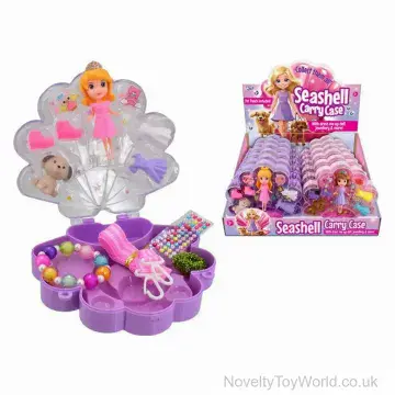 Seashell Carry Case Doll & Pet Set
