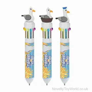 Seaside Seagull 10 Colour Pen