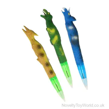Sensory Rubber Dinosaur Pen For Kids (21.5cm)