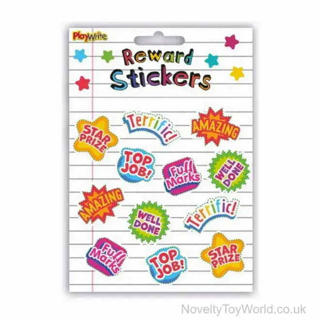 Set of 12 Reward Stickers | Wholesale Stickers For Schools UK