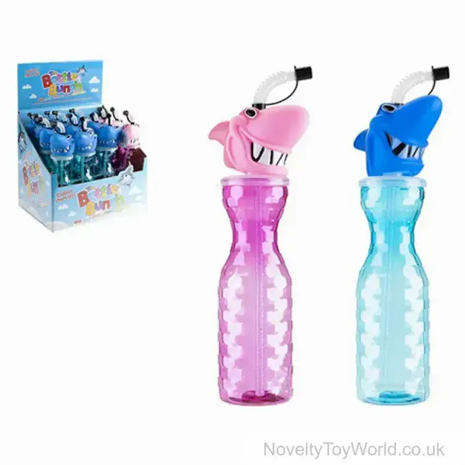 Wholesale Shark Water Bottle 500ml - 2 Assorted | Gifts for Children