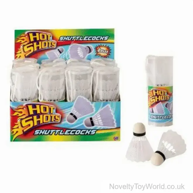 Wholesale | Shuttecocks Pack of 4 Tube - Kids Sports Toys