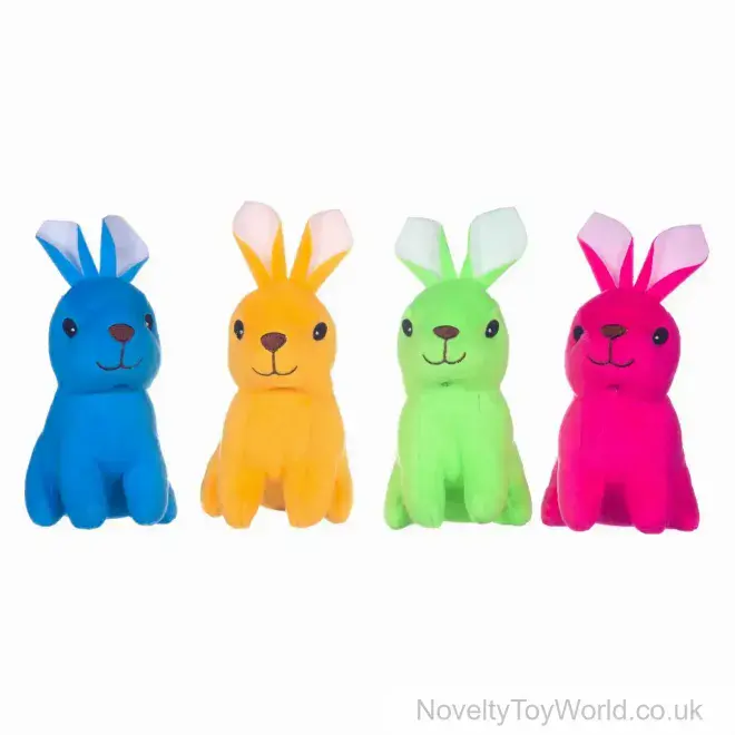 Bulk Buy Rabbit Plush Soft Toys | Assorted Colours - 17cm | Wholesale ...