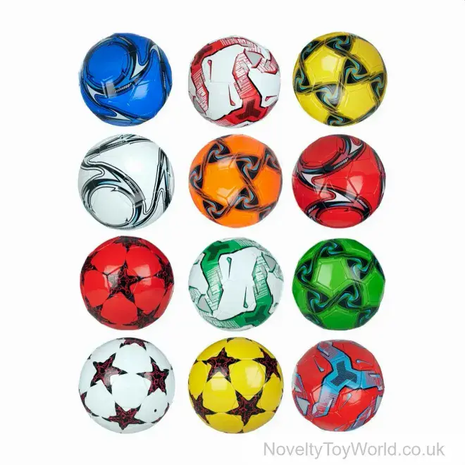 Wholesale | Size 2 Mini Football - 12 Assorted Designs