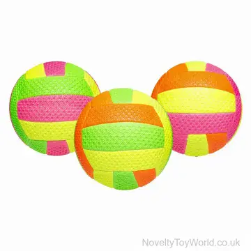 Size 5 Super Grip Neon Colour Volleyball (22cm)