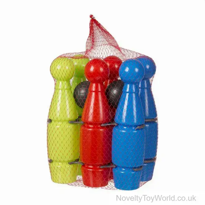Bulk Buy | Skittles Game 8 piece Set Plastic (26cm)