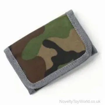Small Camouflage Wallet - Gifts for Boys (11cm x 7cm)