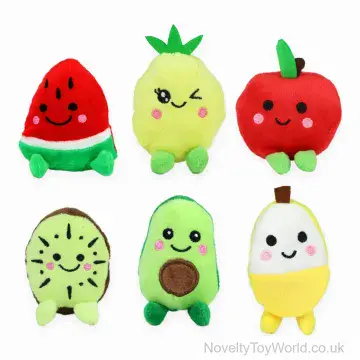 Small Plush Fruit Soft Toy - 6 Assorted (8cm)