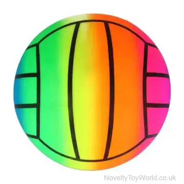 Small PVC Rainbow Volleyball For Beach (23cm)