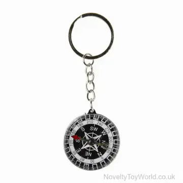 Small Toy Compass Keyring (3.5cm)