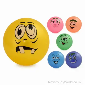 Smelly Fruit Inflatable Funny Face Balls - 6 Assorted (25cm)