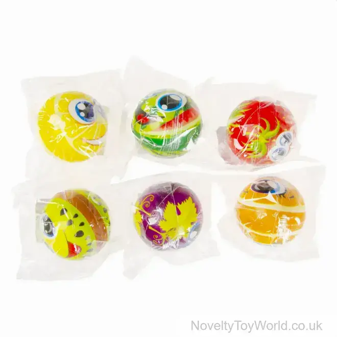 Smile Face Fruit Anti-Stress Ball (6.5cm) | Wholesale Fidget Balls UK