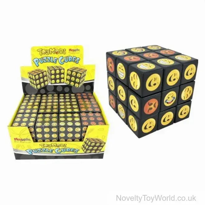 Smile Face Puzzle Cube (5.5cm) | Wholesale Puzzle Fidget Toys UK