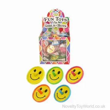 Smile Face Spinning Top - 4cm
