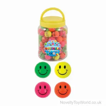 Smiling Face Bouncy Balls (3.3cm)